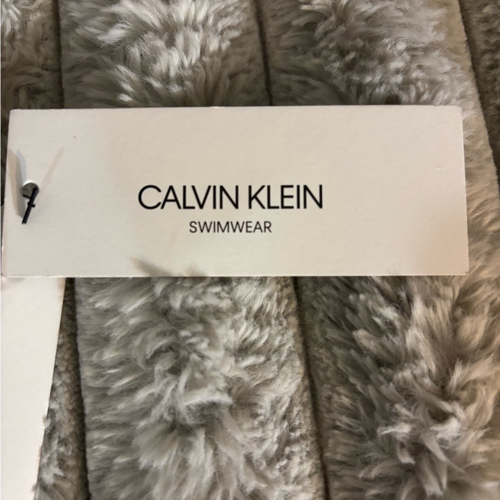 Calvin Klein Black Halter top Swimsuit- NEW w. Tags